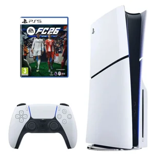 کنسول بازی سونی مدل PlayStation 5 Slim ریجن اروپا سری 2016A نسخه دیسک‌خور ظرفیت یک ترابایت